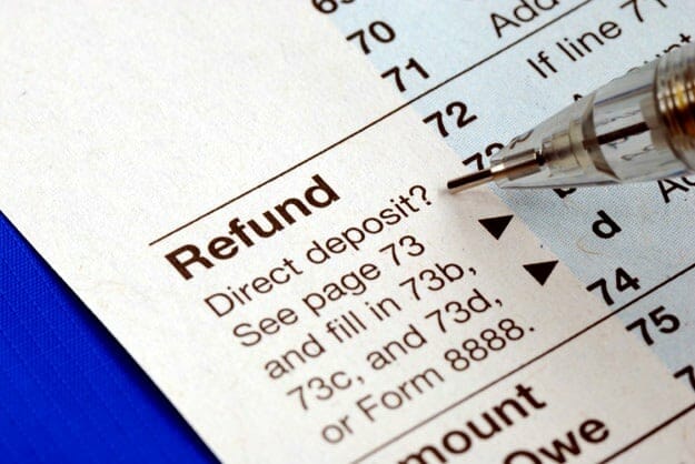 refund form | Possible IRS Tax Benefits Adjustments in 2018