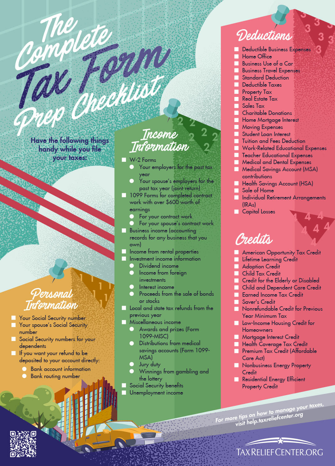 IRS Tax Forms | Things You Need to Prepare Before Filing [INFOGRAPHIC]