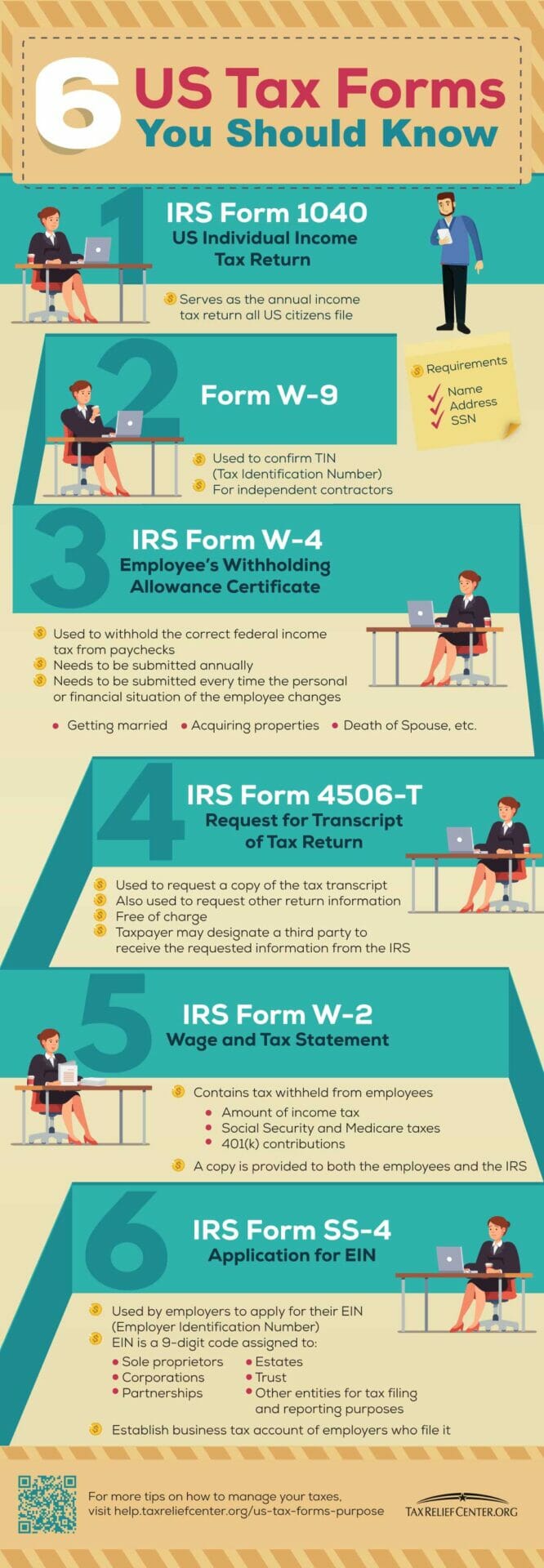 9 US Tax Forms and Their Purpose [INFOGRAPHIC]