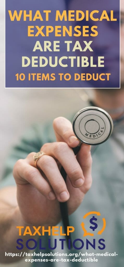 medical expenses tax deductible medical expenses tax deductible