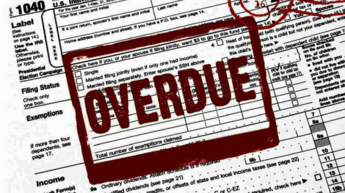 overdue tax form | How To File Back Taxes