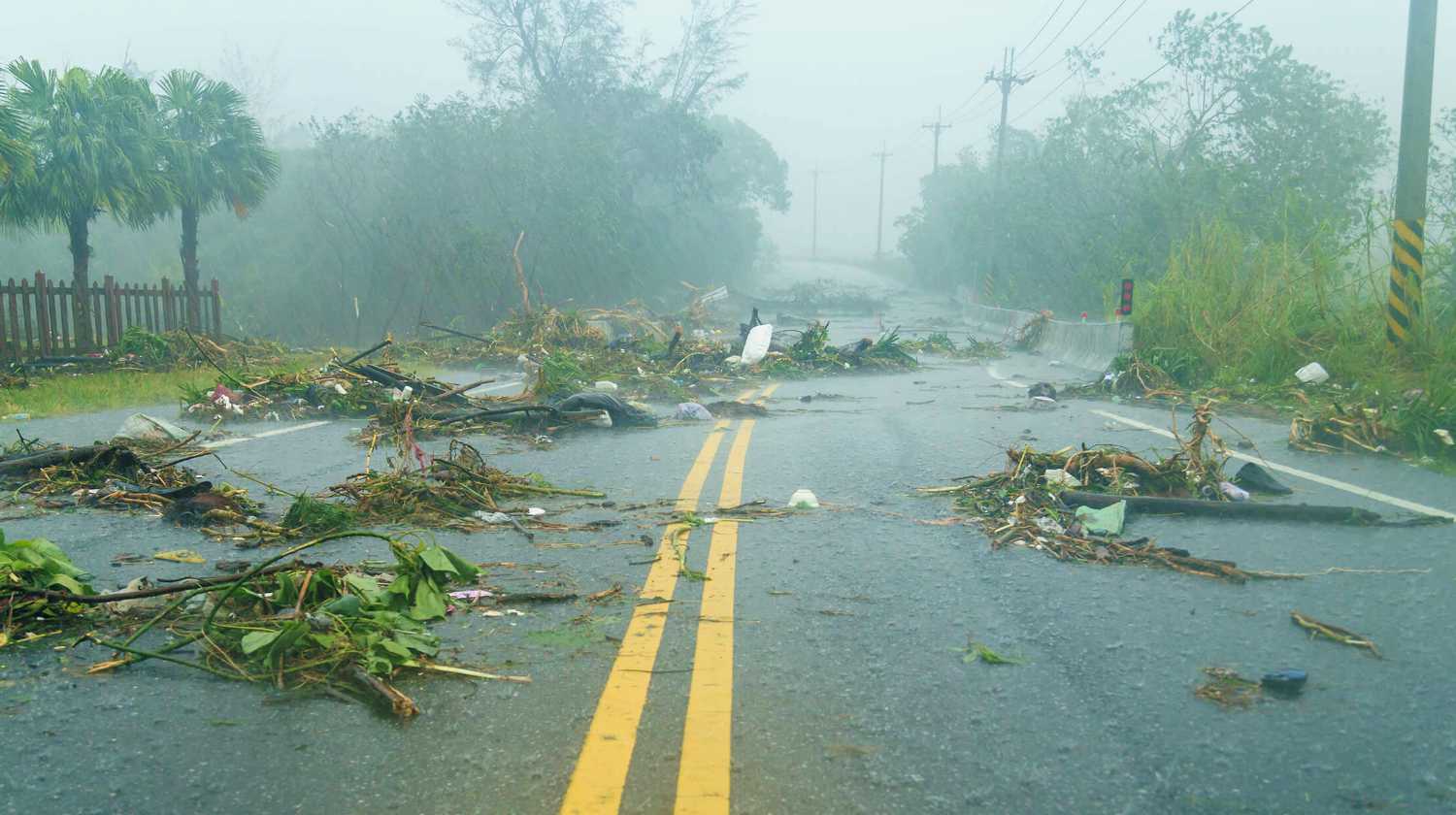 Feature | debri blocking the road | Tax Relief For Natural Disaster Victims | casualty loss