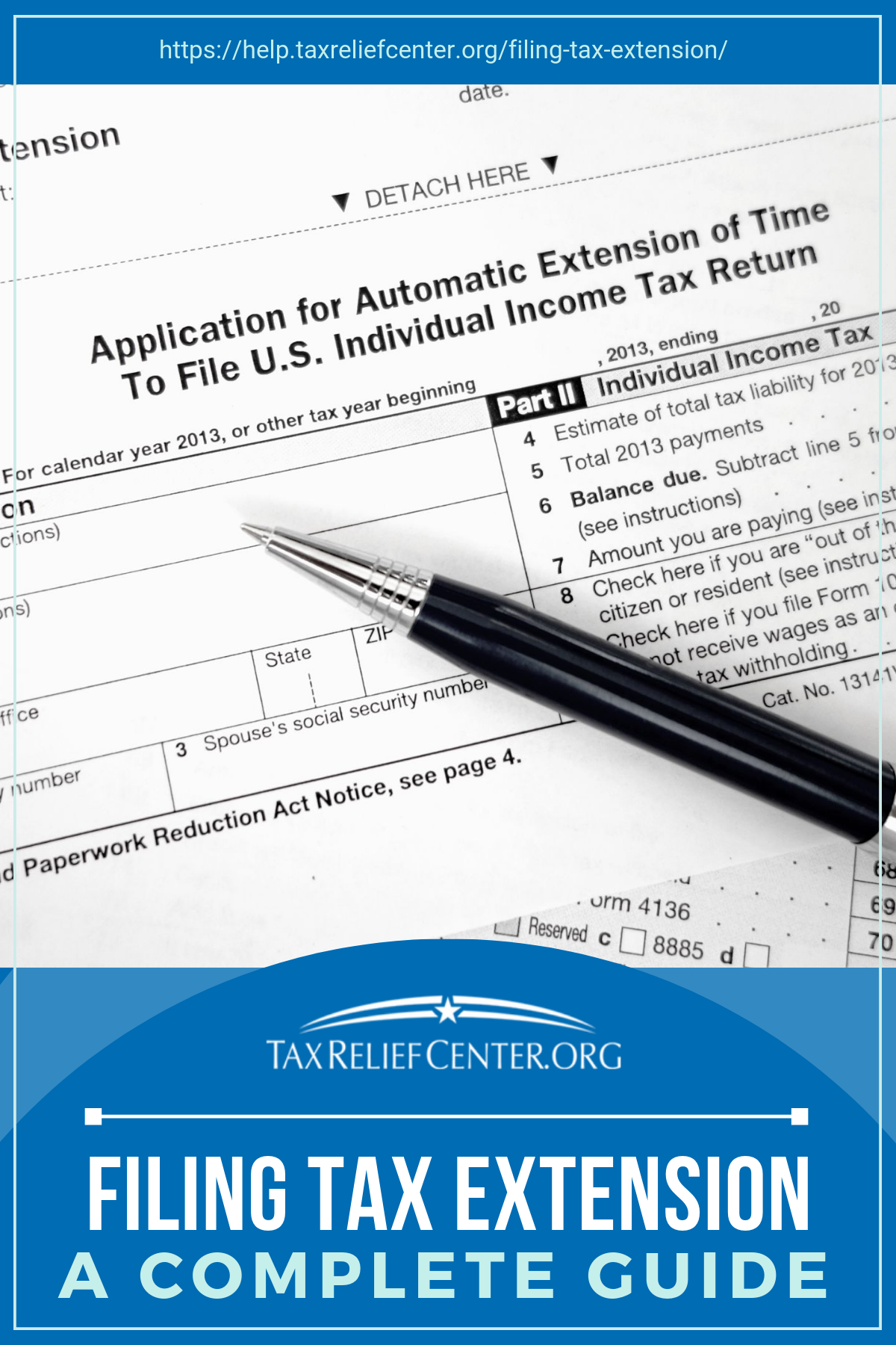 Filing Tax Extension | A Complete Guide [INFOGRAPHIC] https://help.taxreliefcenter.org/filing-tax-extension/