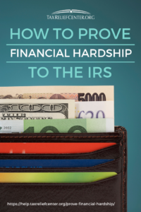 hardship irs underpayment