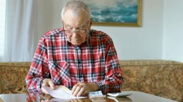 Feature | senior man counting money | How To Get Rid Of An IRS Tax Lien On Your Home | tax lien