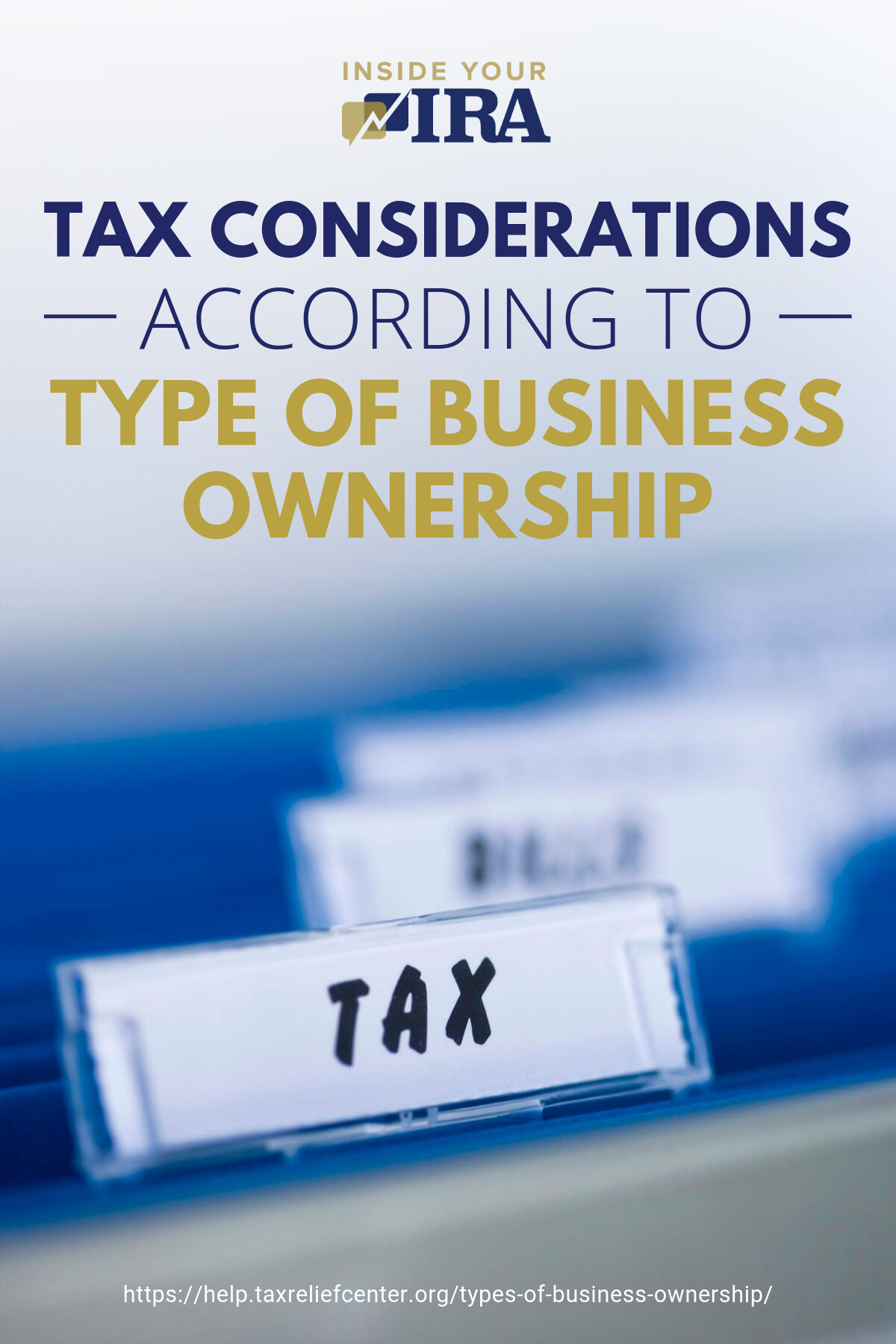 Tax Considerations According To Type Of Business Ownership https://help.taxreliefcenter.org/types-of-business-ownership/